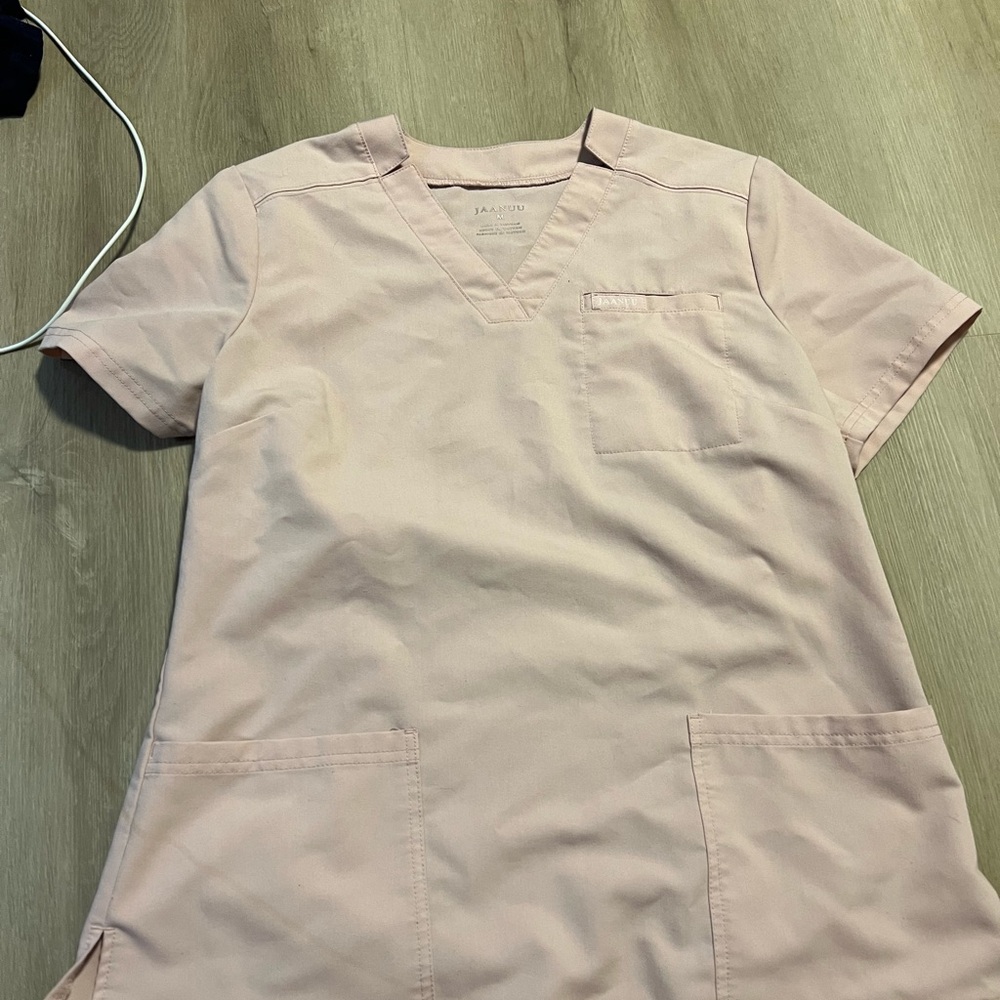 Jaanuu Light Pink Short Sleeve Top